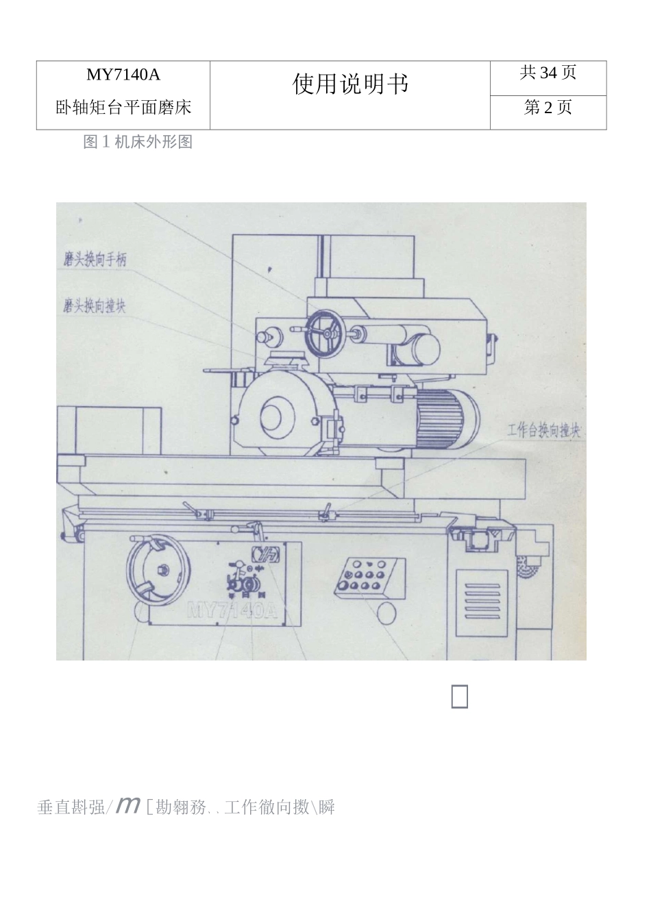 卧轴矩台平面磨床使用说明书要点_第2页