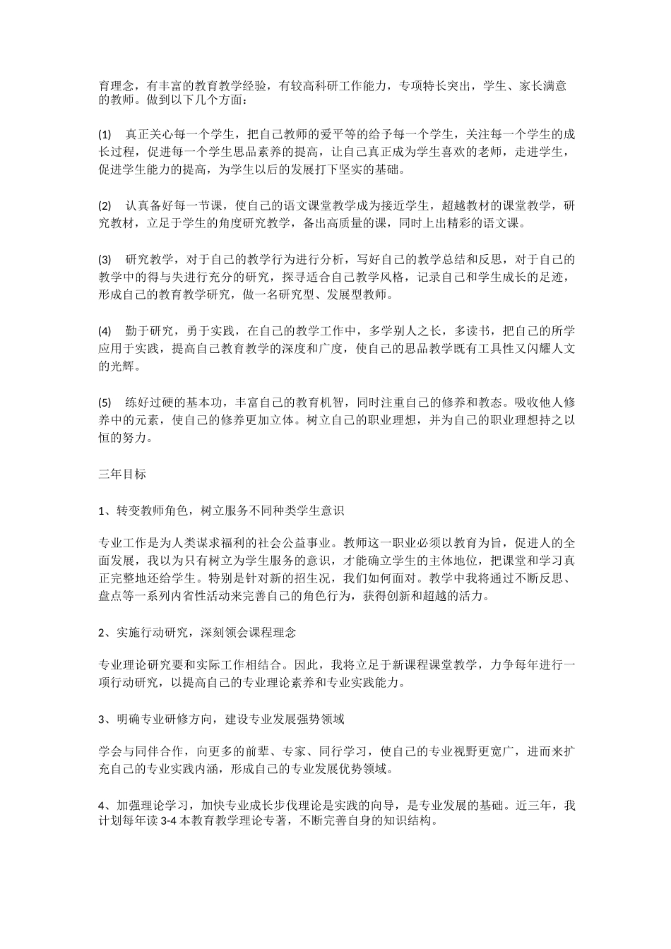 个人专业发展计划_第2页