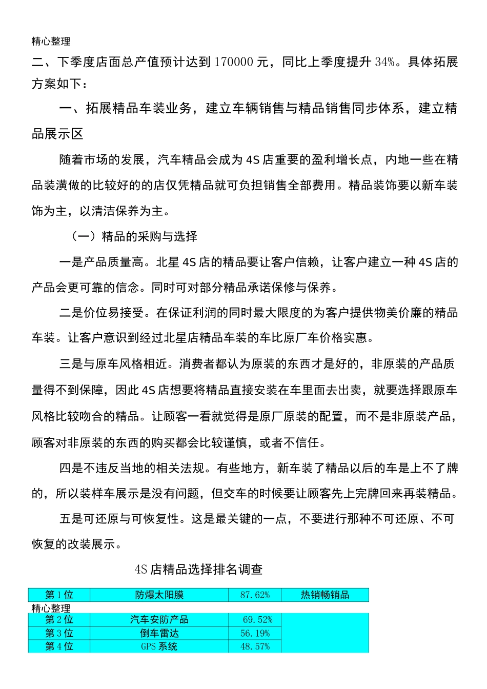 4S店增值业务工作实施方案_第2页