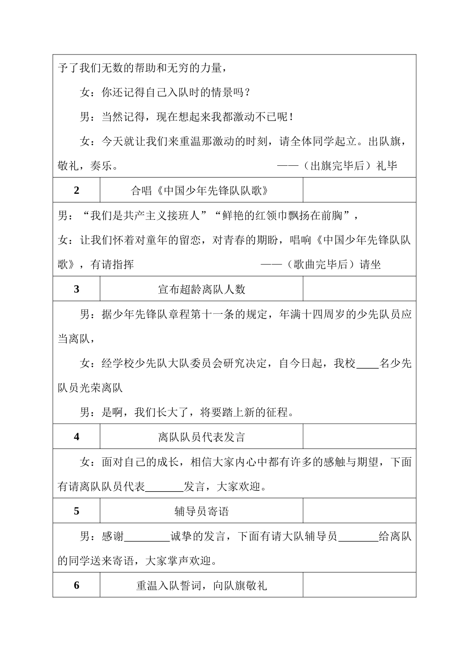 2018六一暨离队入团活动主持词_第3页