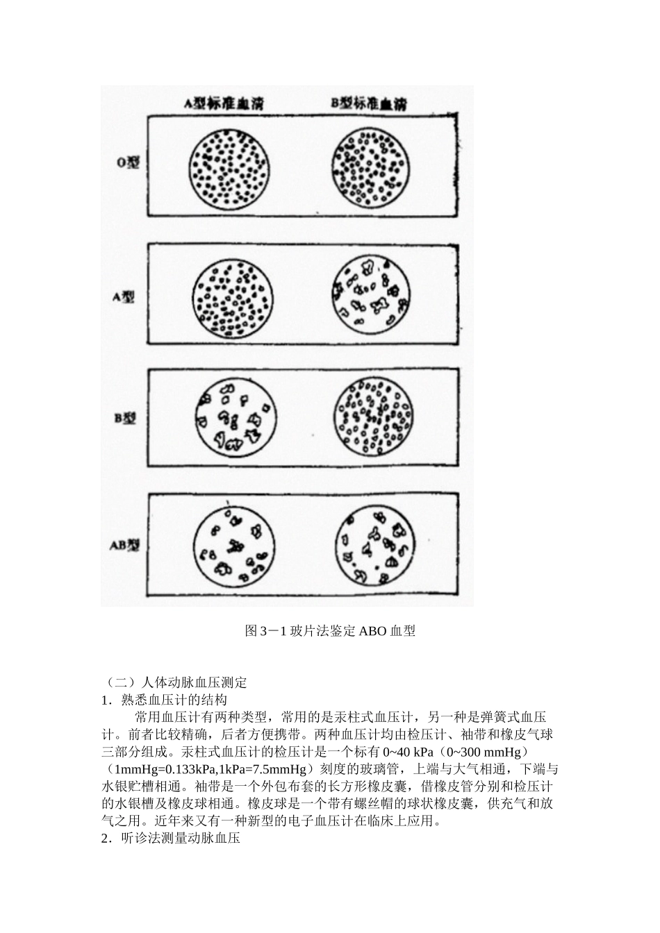 abo血型鉴定及人体动脉血压测定(精)_第3页