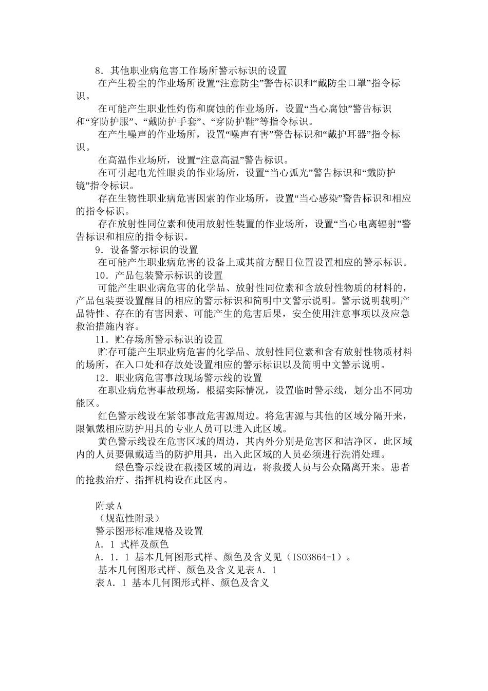 GBZ158-2003-工作场所职业病危害警示标识_第3页