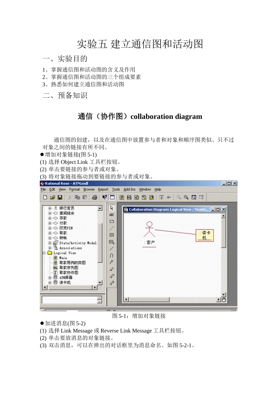 Rational-Rose画通信图和活动图_第1页