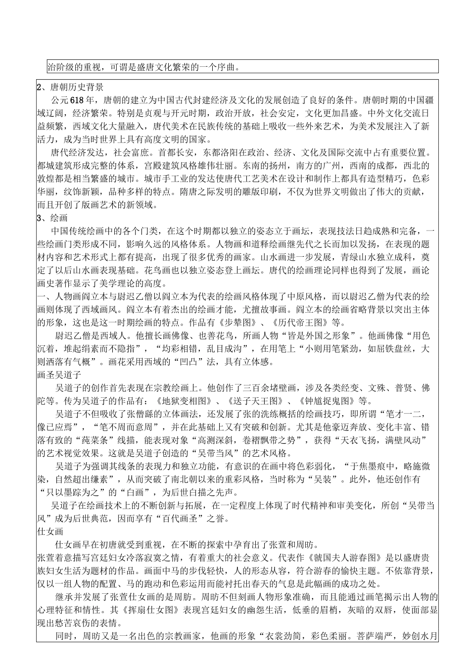 中外美术史-隋唐五代美术_第2页