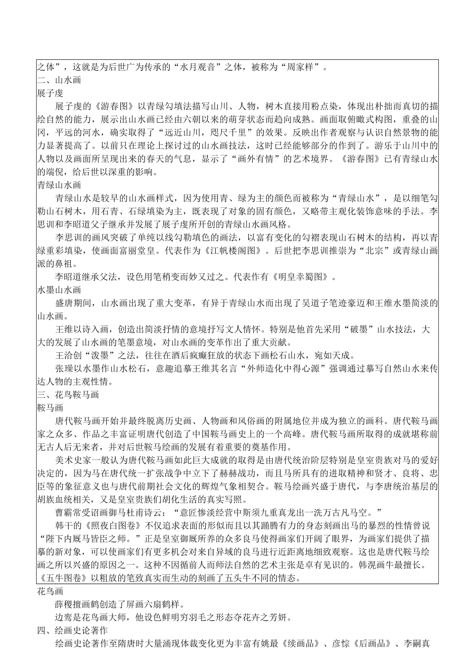 中外美术史-隋唐五代美术_第3页