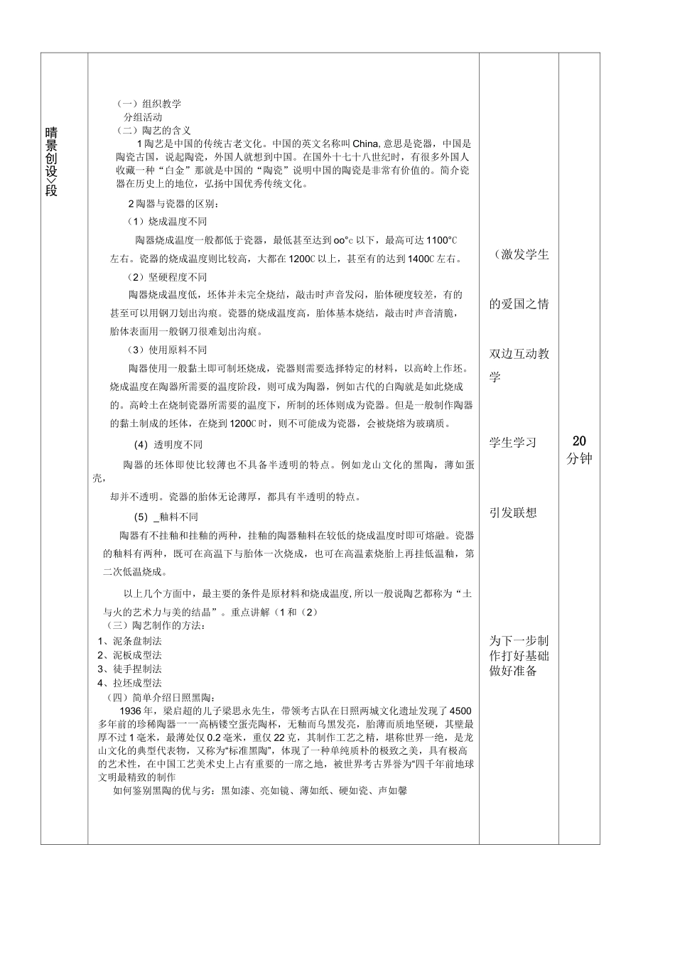 (完整word版)陶艺泥塑教案_第2页