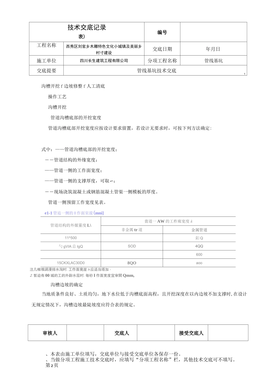 管线基坑技术交底_第2页