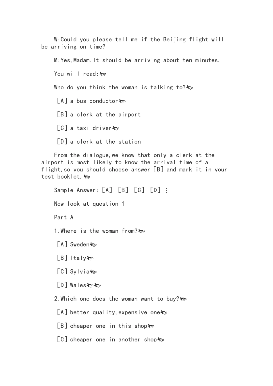 2025年全国英语等级考试pets三级模拟题精华版备考资料_第2页