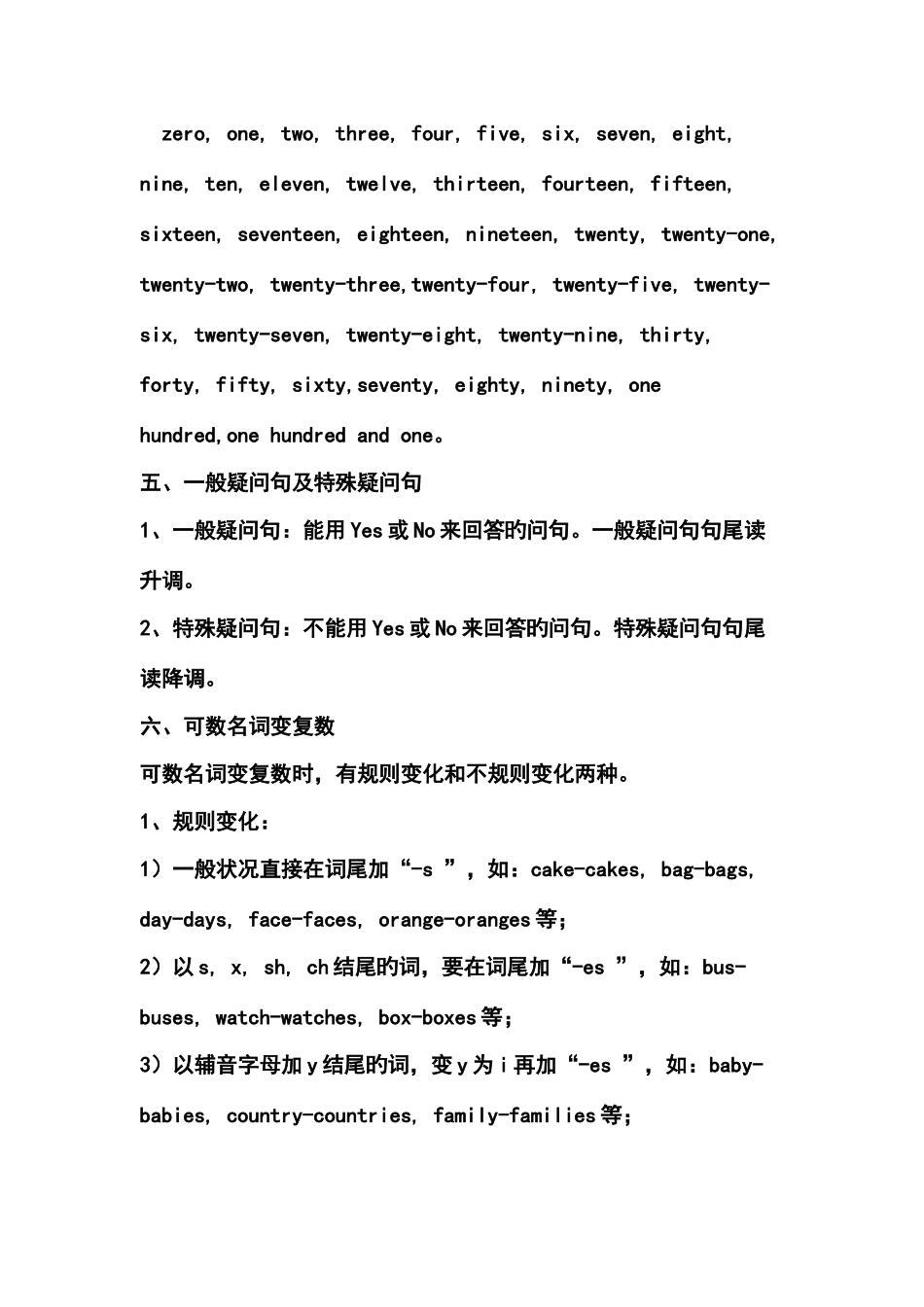 2025年初一英语上册知识点归纳总结_第2页