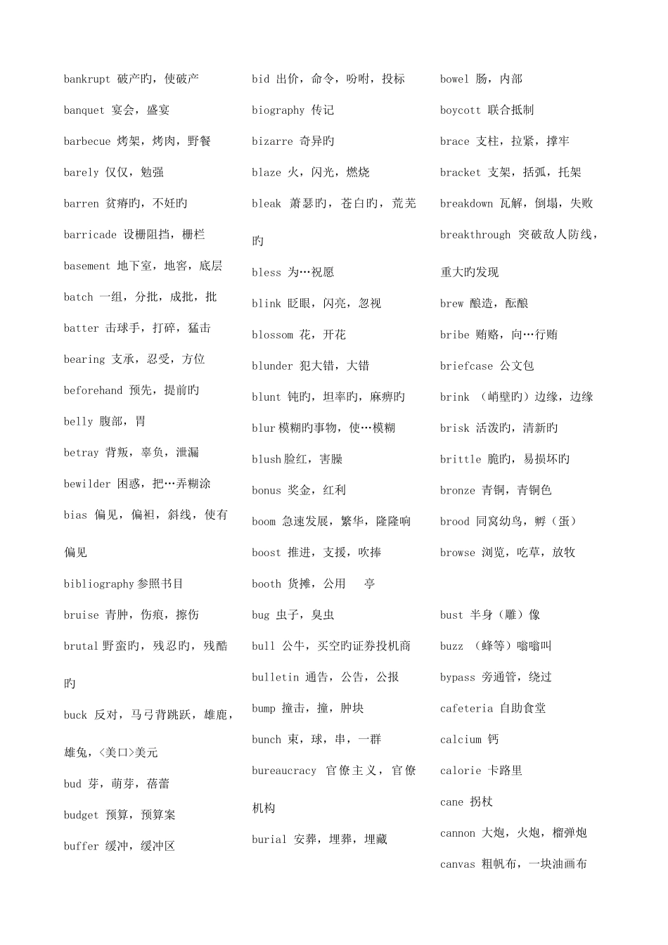2025年六级词汇_第3页