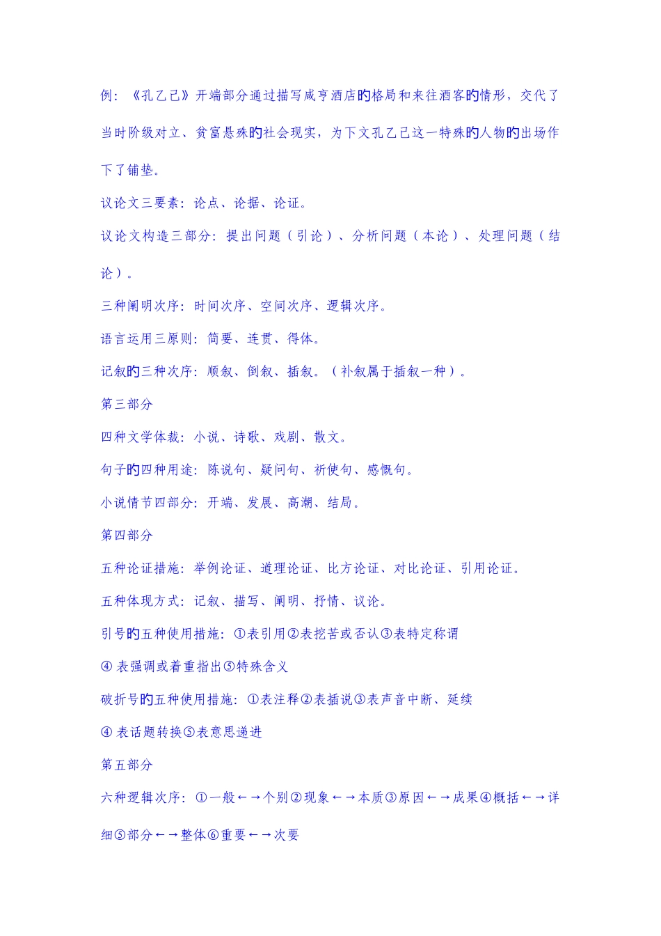 2025年初中语文阅读知识点归纳_第3页