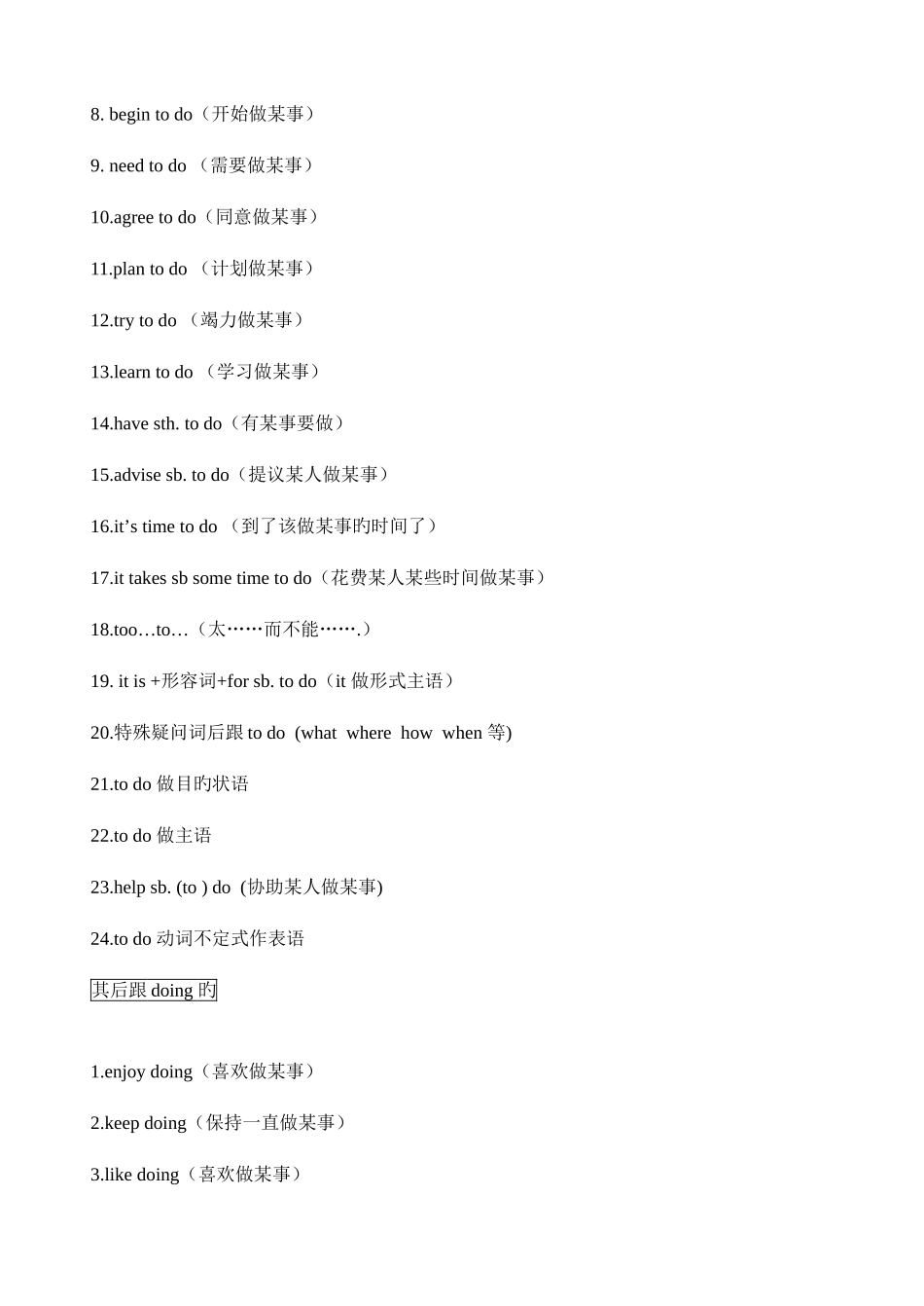 2025年动词固定搭配归纳_第2页