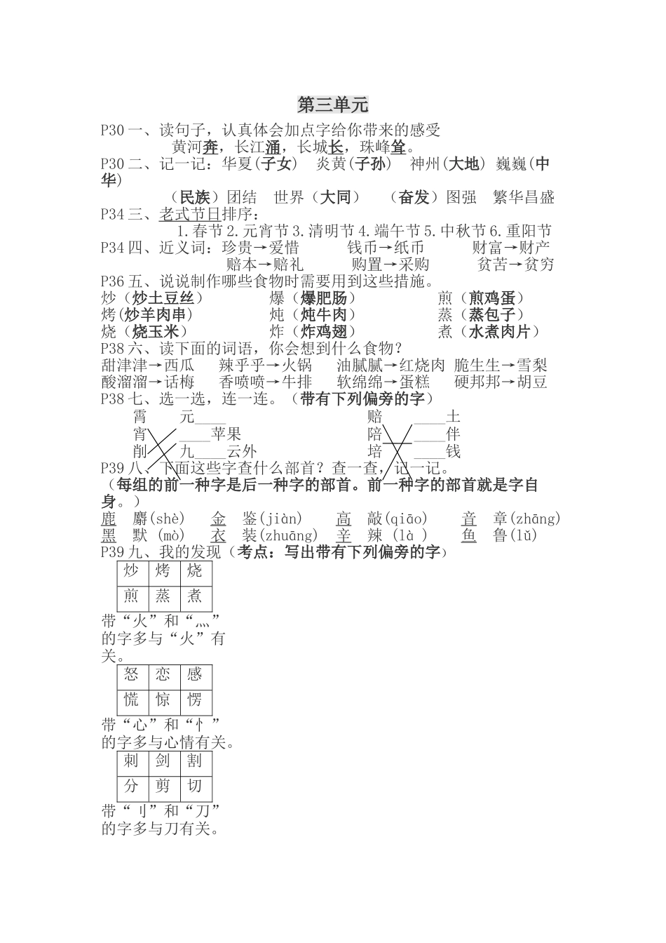 2025年部编版二年级语文下全书知识点整理非常有用_第3页