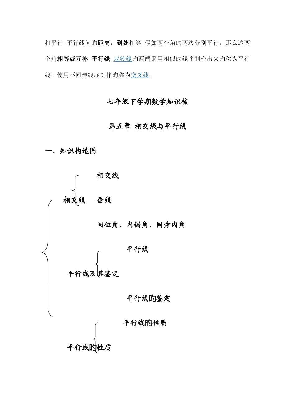 2025年七年级下学期几何知识点_第3页