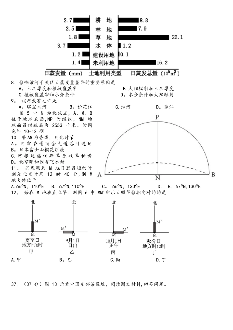 2025年福建省高考地理真题及答案_第2页