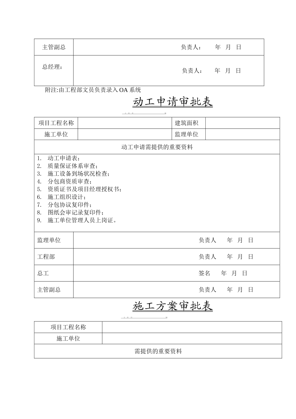 2025年房地产工程系列全套管理表格_第3页
