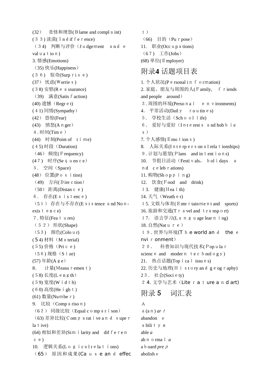 2025年高考英语考试大纲_第3页