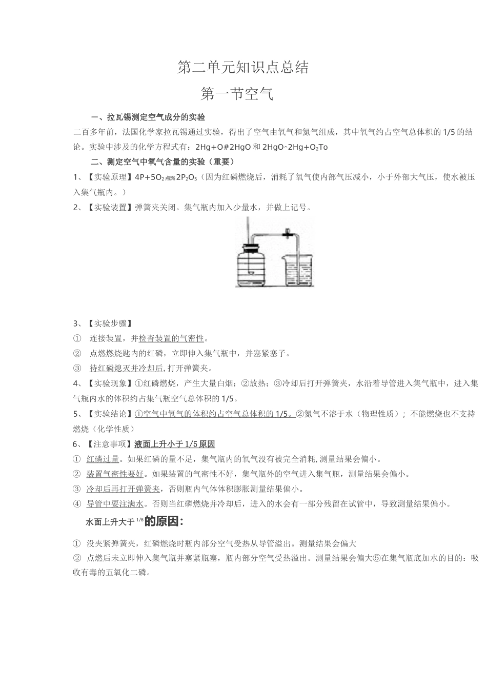 空气知识点总结_第1页