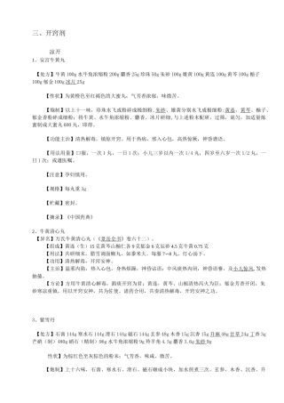 中药常用方剂