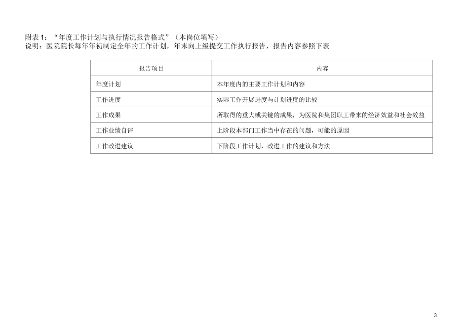 医院院长KPI组成表_第3页