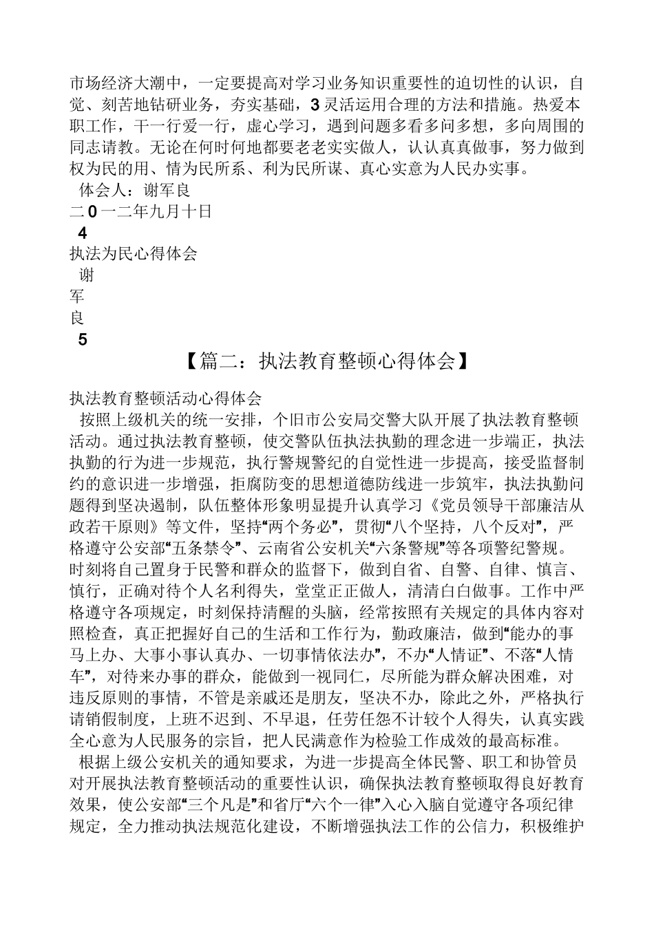 廉洁执法心得体会_第3页