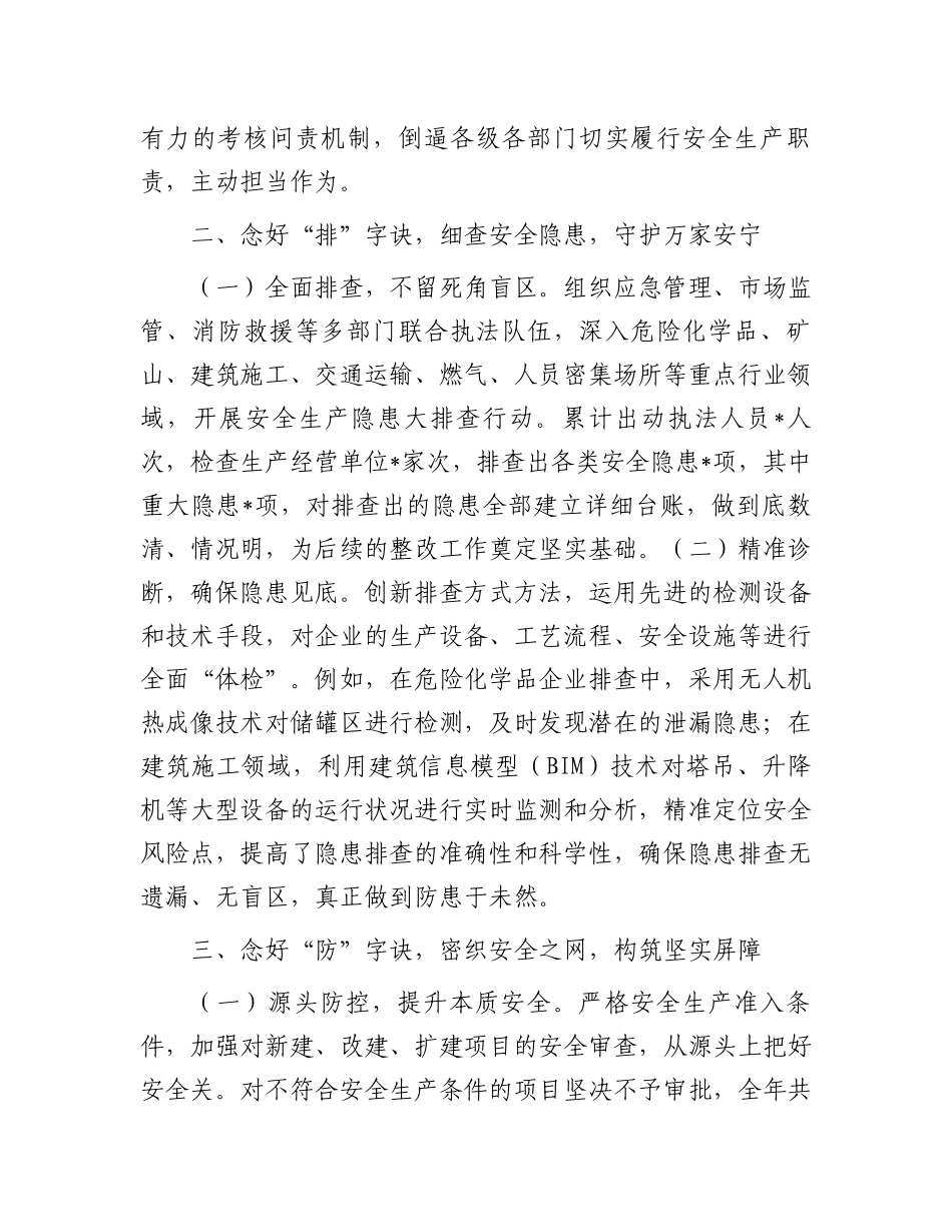 2024年全市安全生产隐患“大排查、大曝光、大整治”工作总结 (1)_第2页