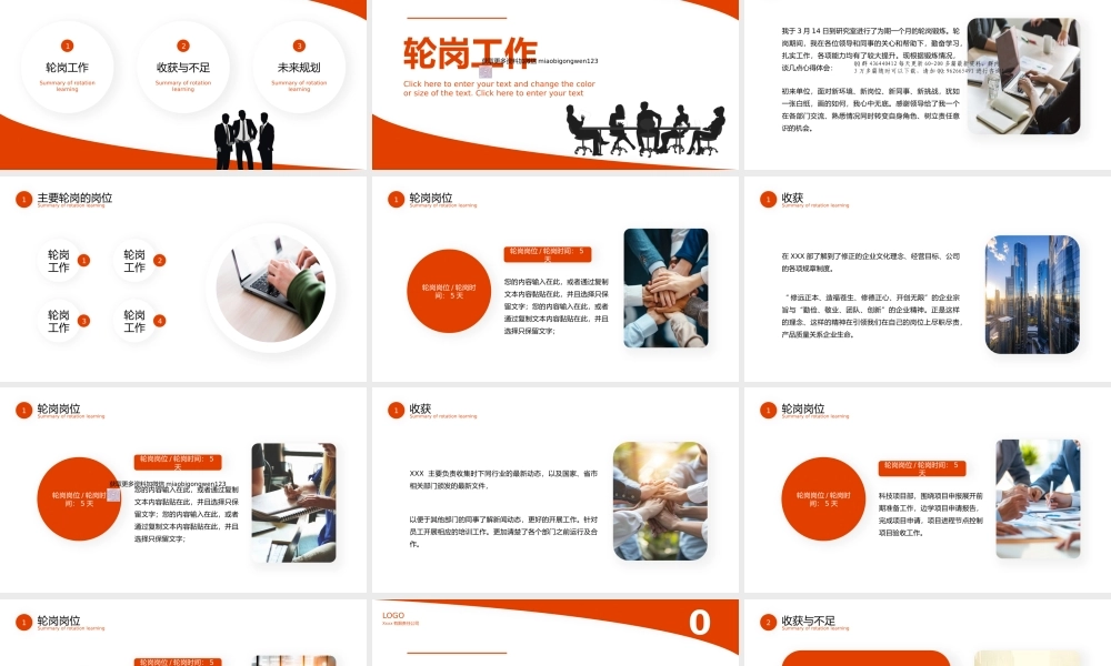 20250124轮岗学习工作总结汇报