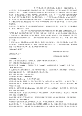 (完整版)外科学重点