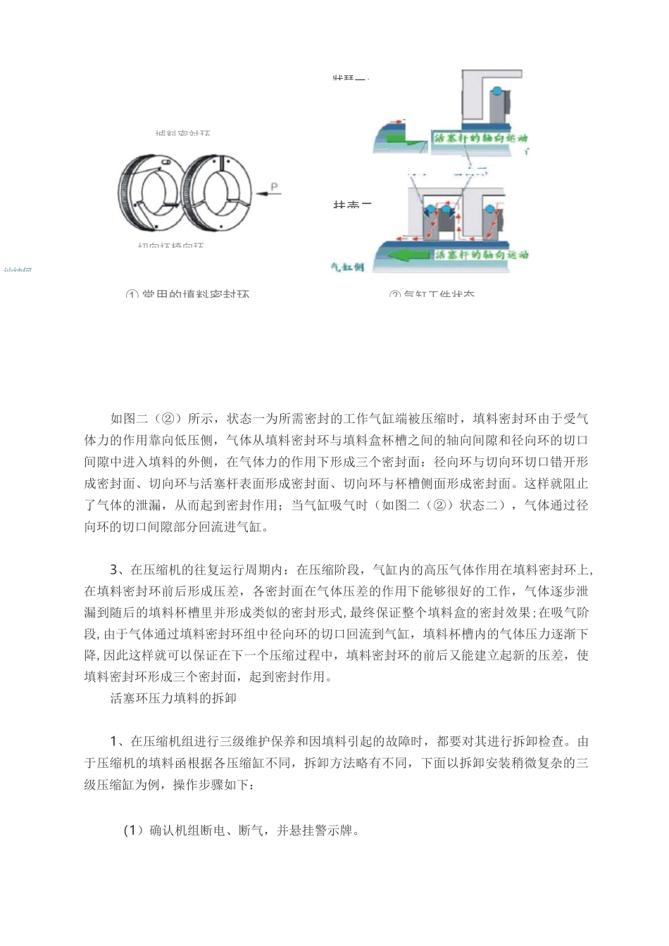 往复式  压缩机填料  说明    浅谈往复式压缩机填料的拆卸与安装_第3页