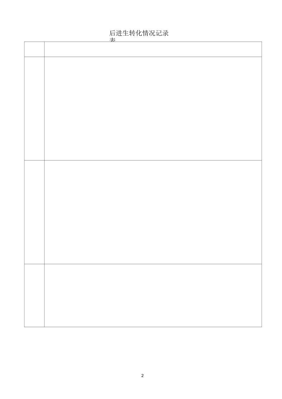 二年级后进生转化记录._第2页