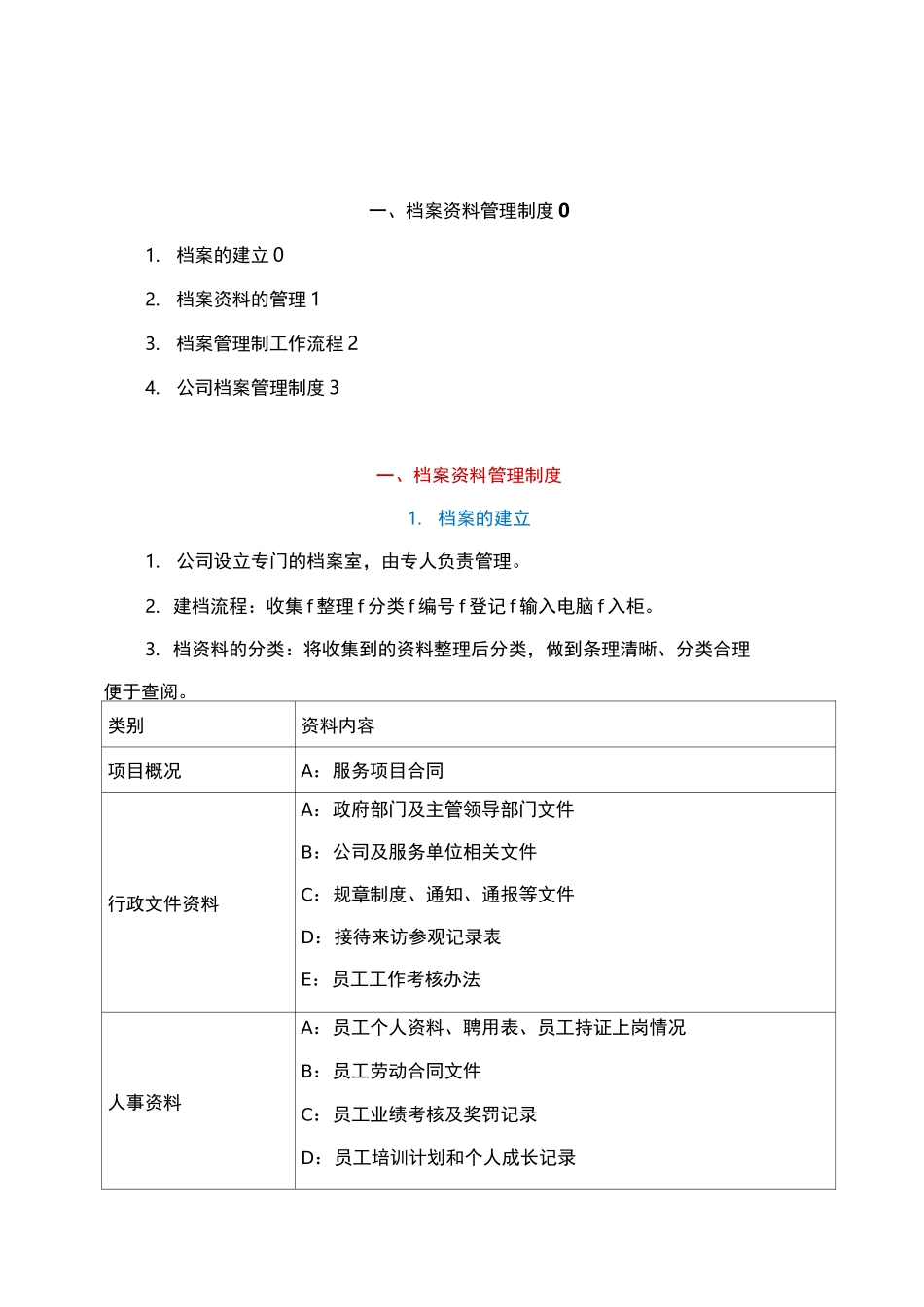 档案资料管理制度_第1页