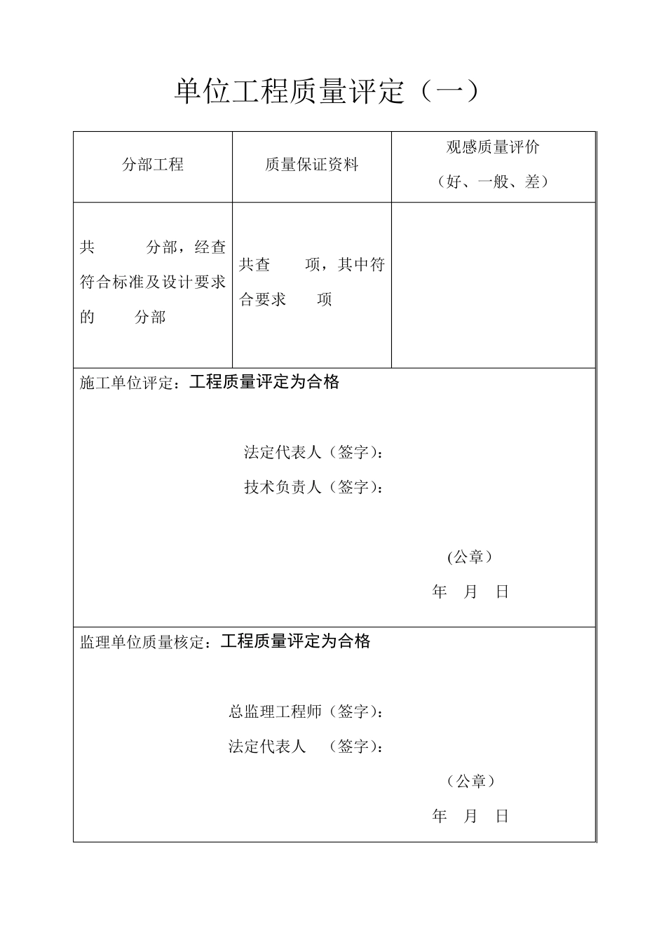 河北省建筑工程竣工报告和验收报告填写范例_第2页