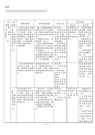 河南省危险化学品从业单位安全生产标准化评审标准