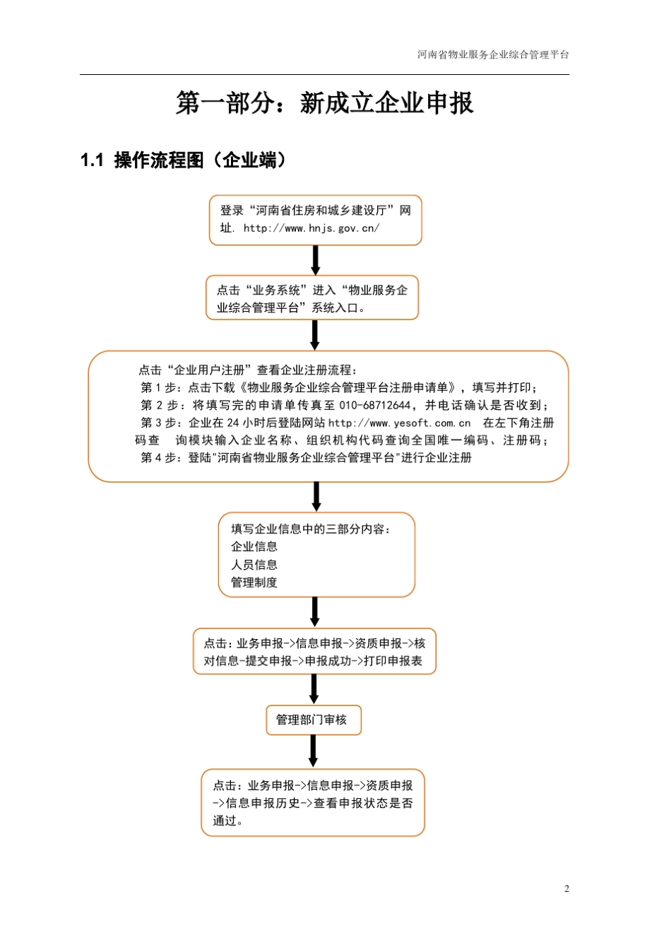 河南省物业服务企业综合管理平台操作说明(企业版2)_第3页