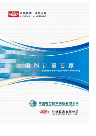 河南许继仪表出口电表样本