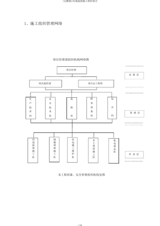 河道疏浚施工组织设计