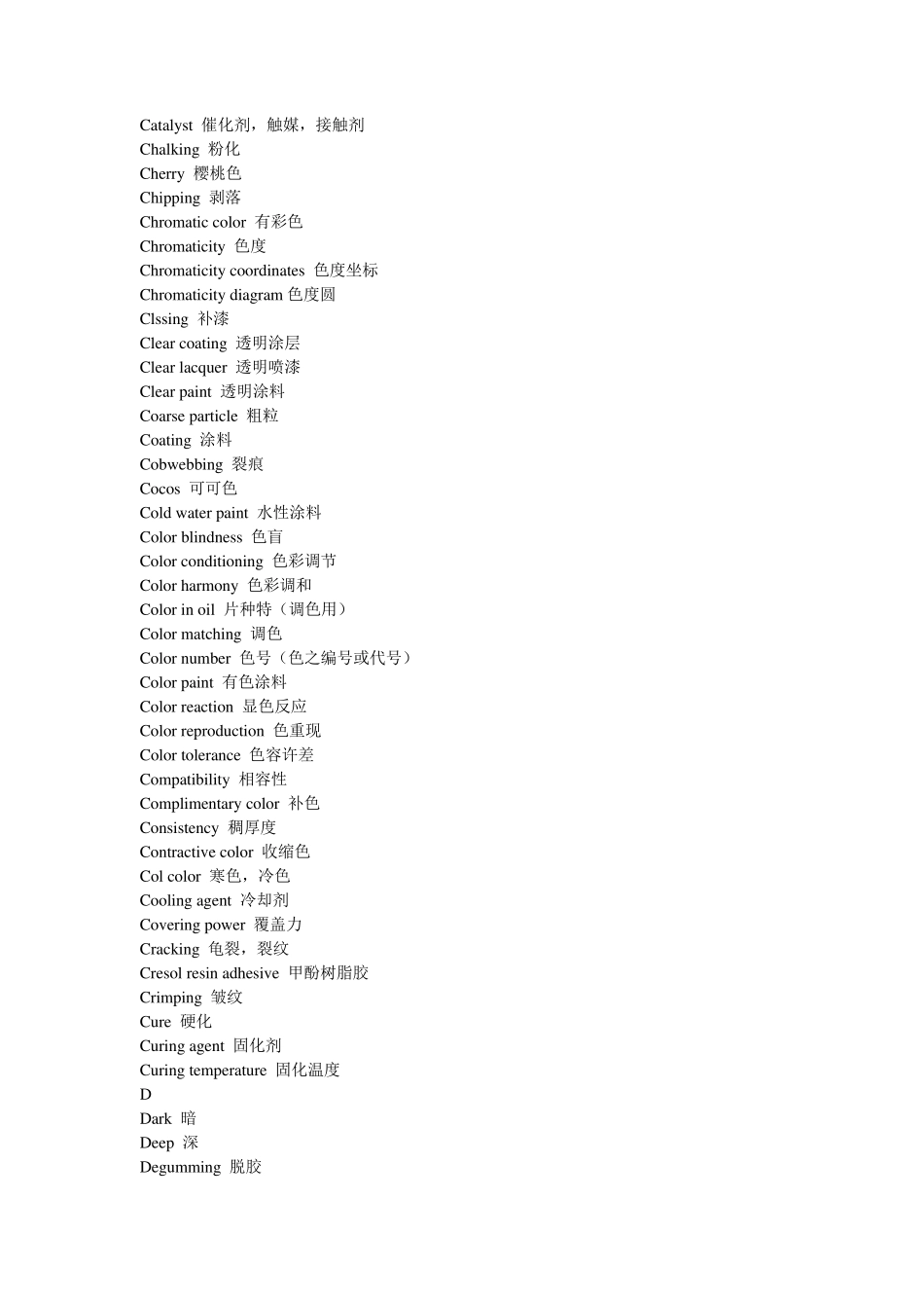 油漆涂料英语词汇_第2页