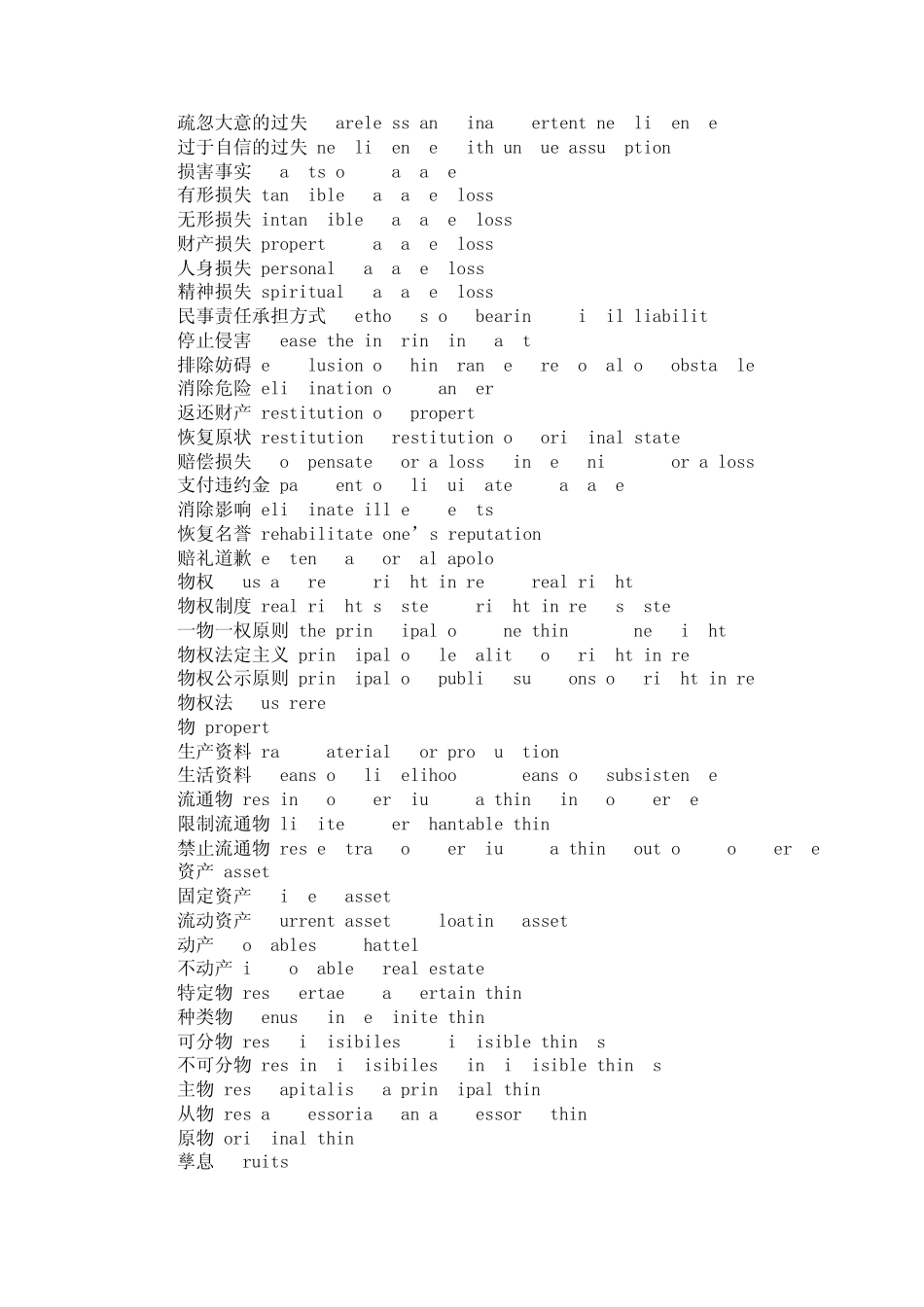 法律英语常用词汇大全二_第3页