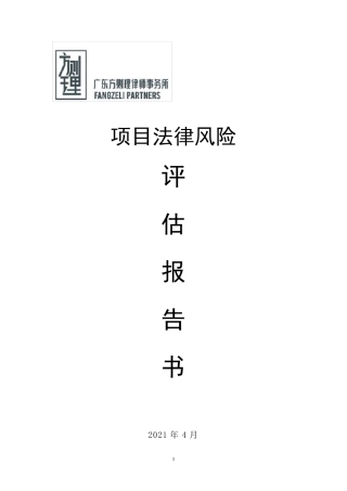 法律风险评估报告(详尽版)