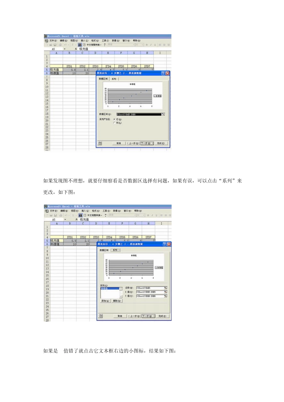 用Excel绘制标准曲线_第2页