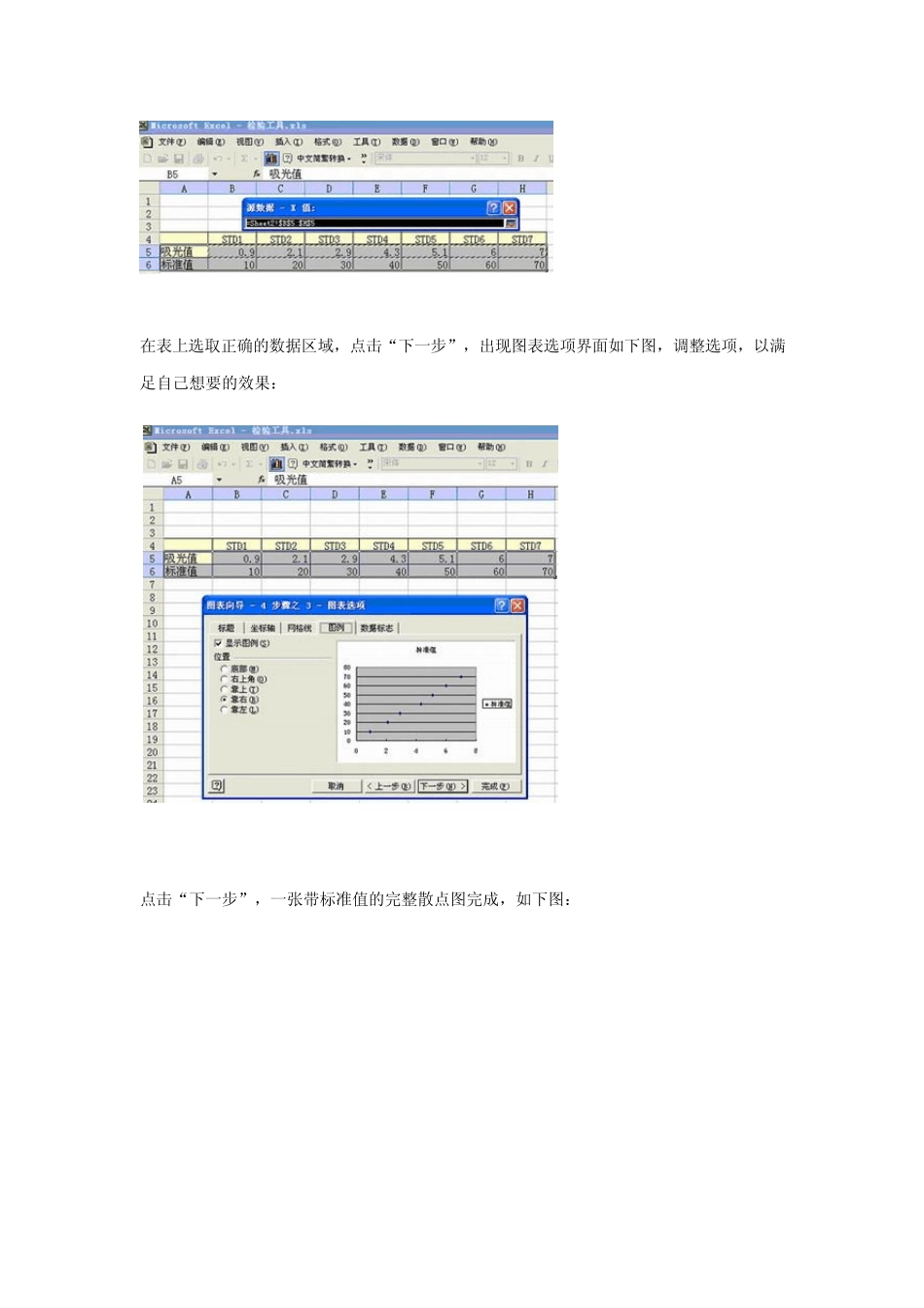 用Excel绘制标准曲线_第3页