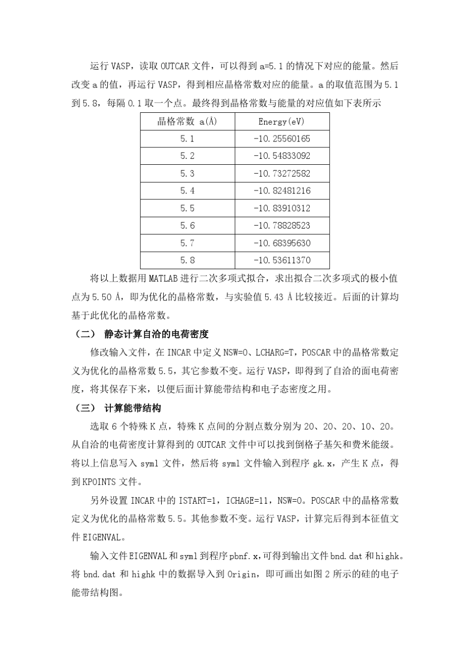 用VASP计算硅的能带(改进稿)_第2页