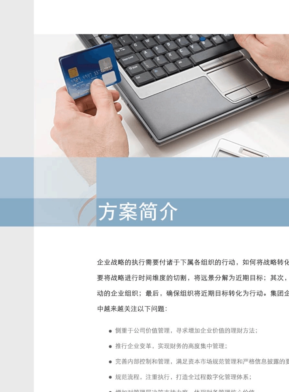 用友NC全面预算管理解决方案_第2页