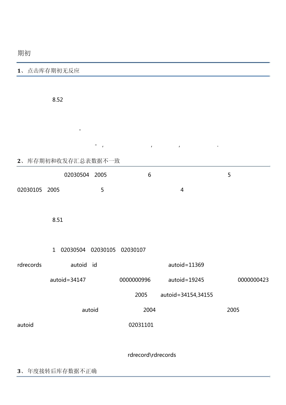 用友U8库存管理系统操作问题详解_第1页