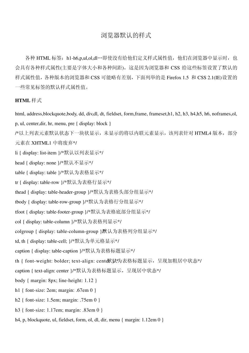 用户代理样式表(浏览器样式)_第1页