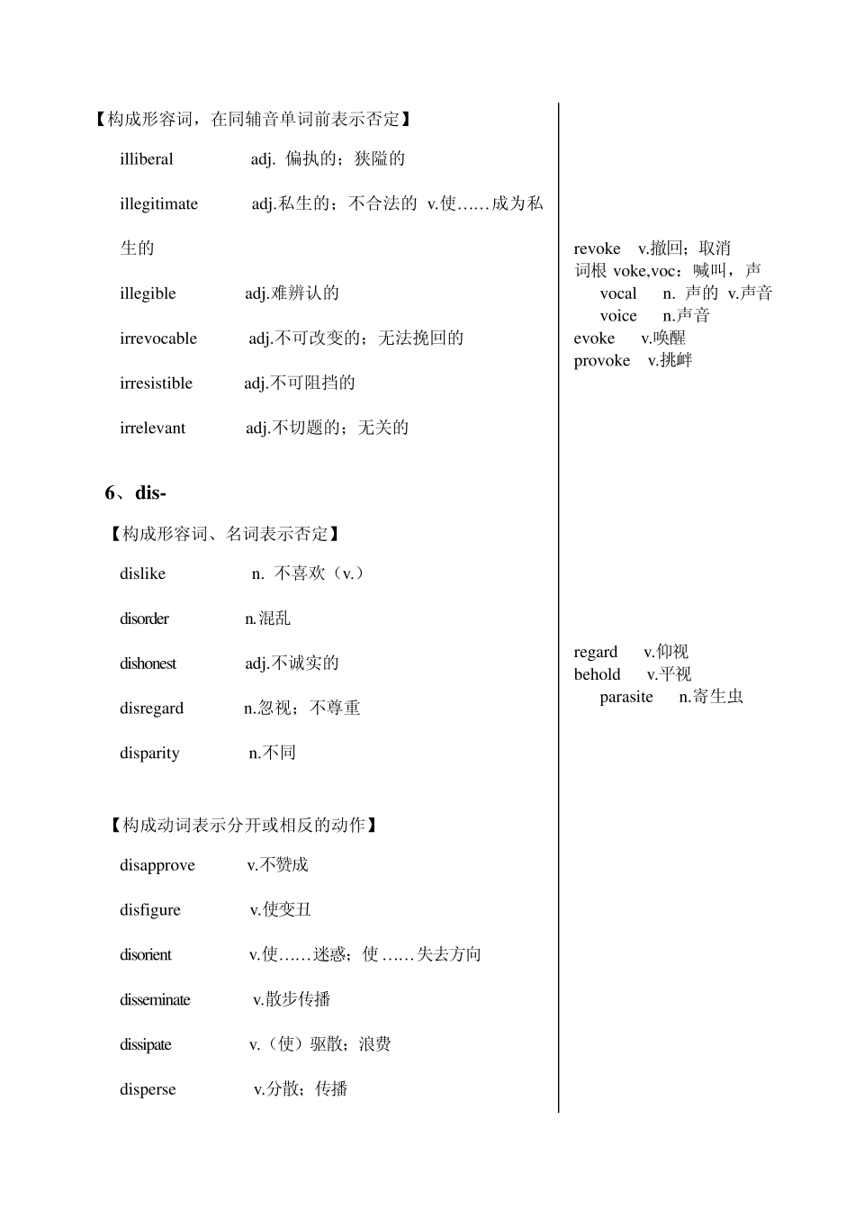 用词根词缀记忆SAT词汇!!_第3页