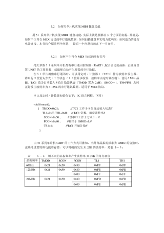 用通用单片机实现MIDI键盘2