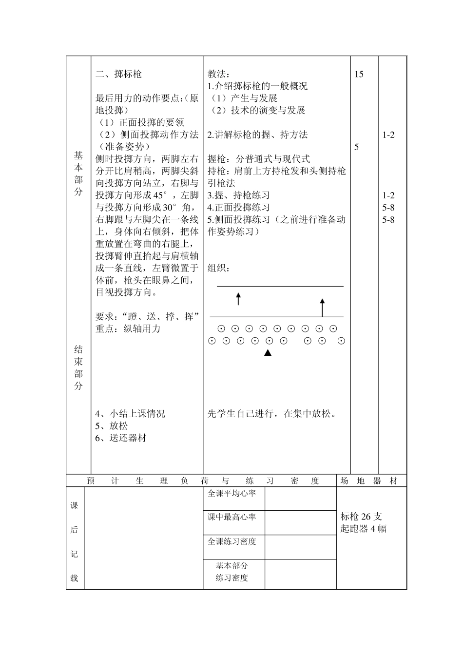 田径学期教案()_第3页
