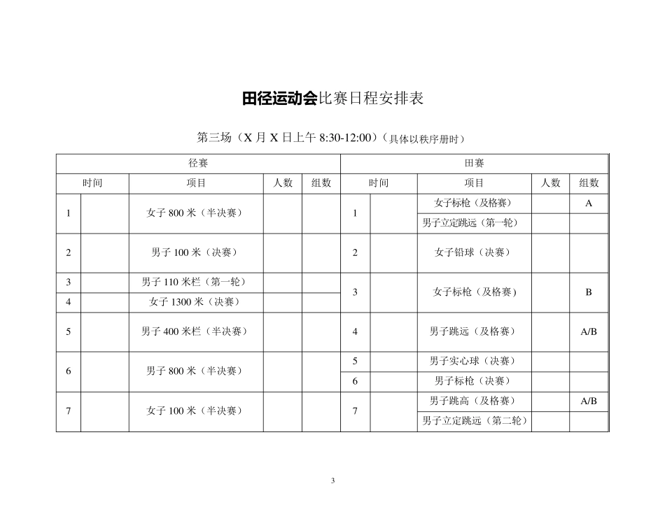 田径运动会项目日程安排_第3页