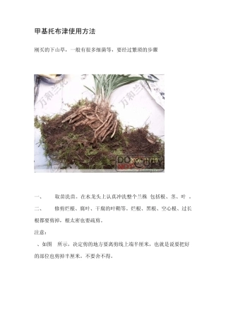 甲基托布津使用方法